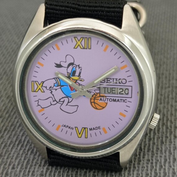 Vintage Seiko Automatic 7019A Japan Mens Donald Dial Watch A2890-U View 3