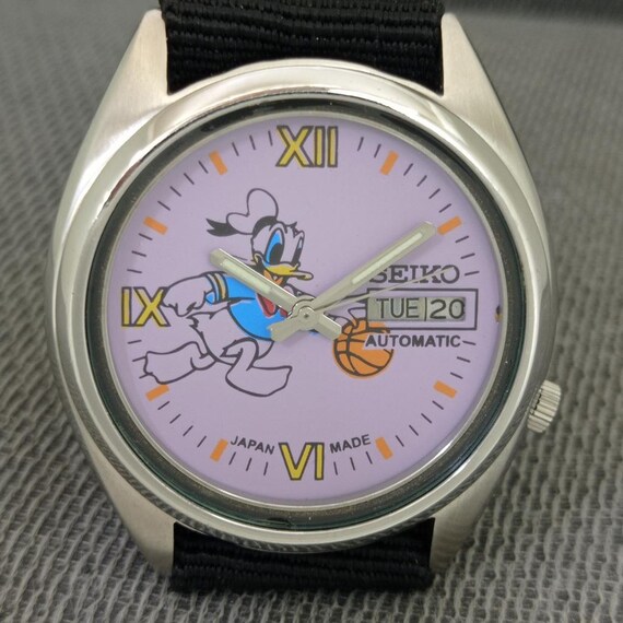 Vintage Seiko Automatic 7019A Japan Mens Donald Dial Watch A2890-U View 4
