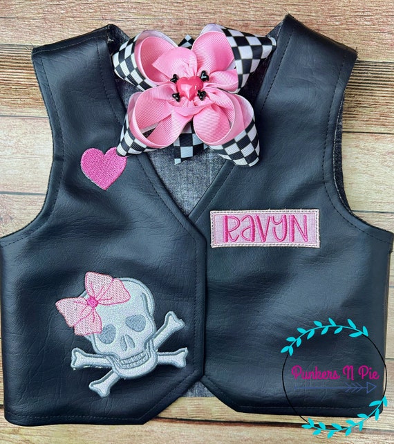 bad birthday dresses TWO the Bone Birthday, 2nd outfit girl, Black faux leather Vest Material:Satin type-dresses Scary Sweet Birthday Draculaura, The structured silhouette flatters