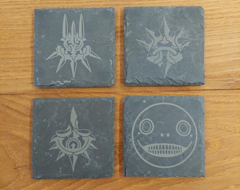 Nier Automata Schiefer Untersetzer