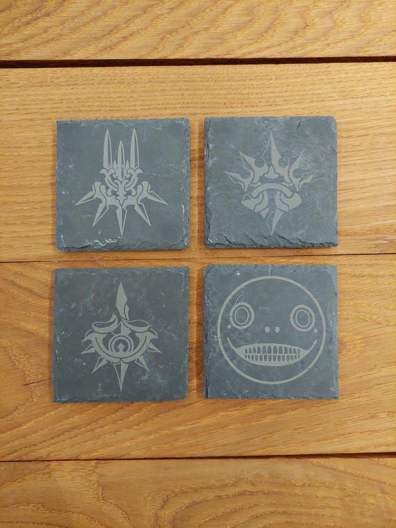 Nier Automata Slate Coaster
