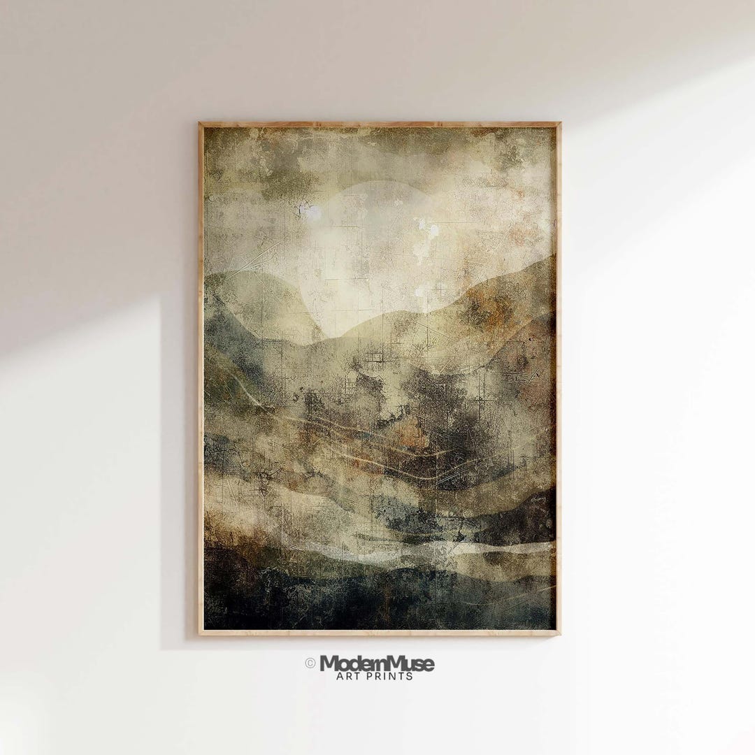 Neutral Wabi Sabi Wall Art, Abstract Japandi Printable Wall Art ...