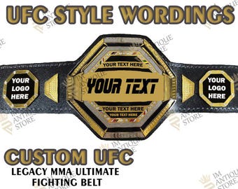 Personalized UFC Legacy MMA Championship Belt – Custom Adult Fighting Title