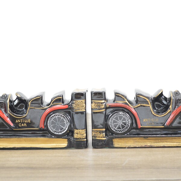 Antique Car Bookends - Etsy