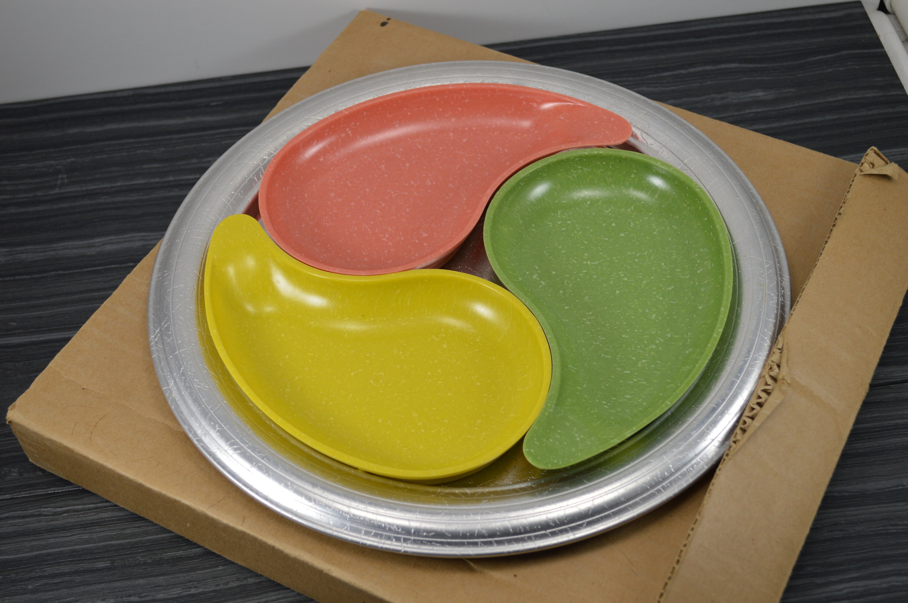Melamine snack cheap plates