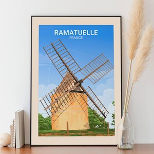 Ramatuelle Poster - Mühle