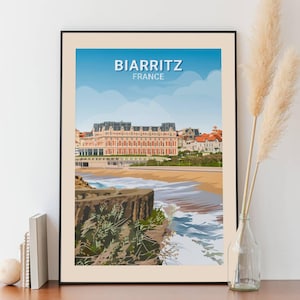 Cartel de Biarritz - Playa
