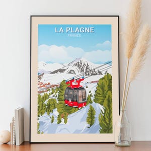 Cartaz de La Plagne - Teleférico