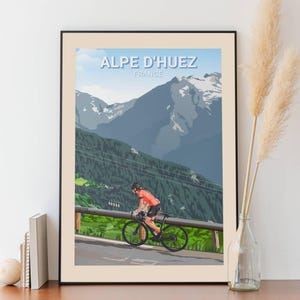 Alpe d&#39;Huez Poster - Cycling