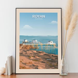 Cartel de Royan - Cabañas de pescadores