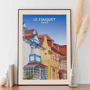 Le Touquet Poster - Houses