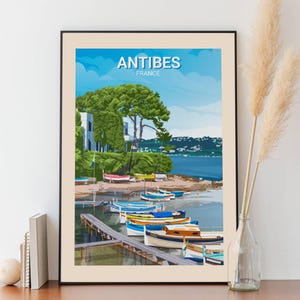 Cartel de Antibes - Playa Olivette