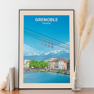 Cartaz de Grenoble - Teleférico