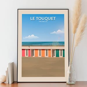 Le Touquet - Cartel de la playa