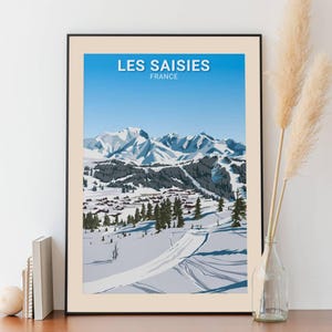 Poster Les Saisies - Station