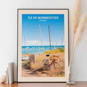 Póster de la isla de Noirmoutier - Playa