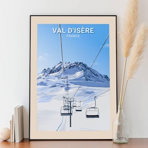 Cartaz Val d'Isère - Teleférico