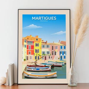Cartel de Martigues - La pequeña Venecia