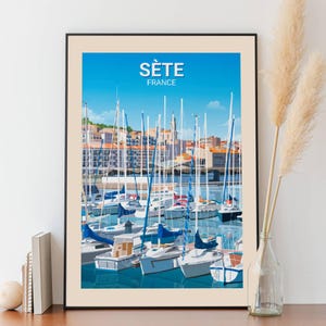Sète - Cartel del puerto