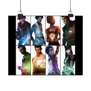 Arcane poster 1 jinx vi viktor mel vander silco jayce caitlyn wall art
