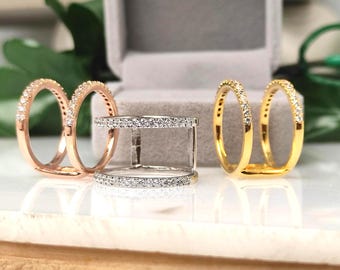 Anello Oura, coprianello Oura Gen 3 Gen 4, anello in vermeil d'oro 18 carati, anello impilabile delicato, fascia sottile minimalista, regalo per lei