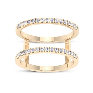 Anillo de oro amarillo vermeil de 18 quilates con revestimiento para anillos compatibles con Oura Ring Gen3 y Gen4, protector inteligente, envoltorio apilable, regalo para ella