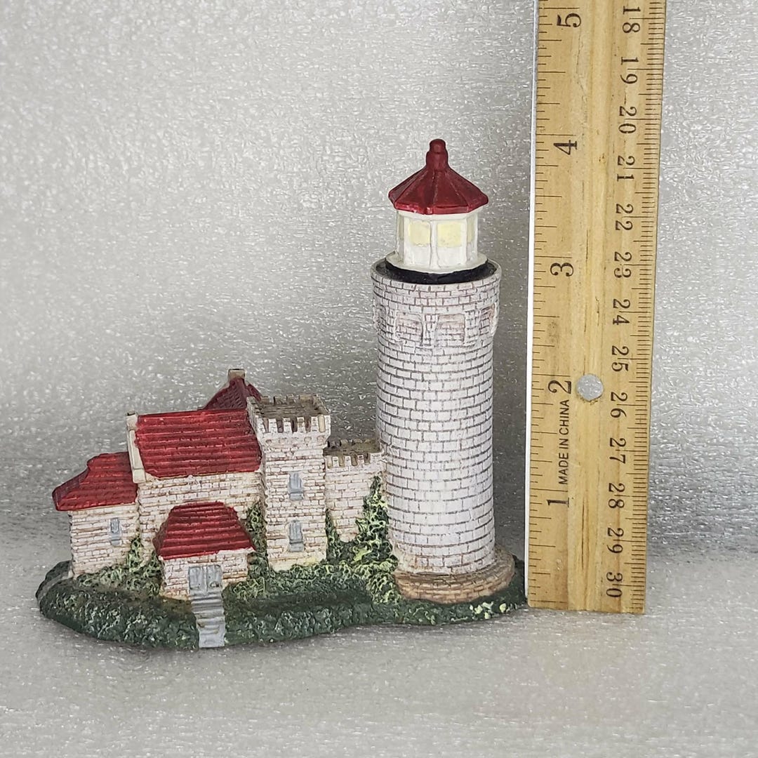 Spoontiques Miniature Lighthouse - Mackinaw Point Michigan - Etsy