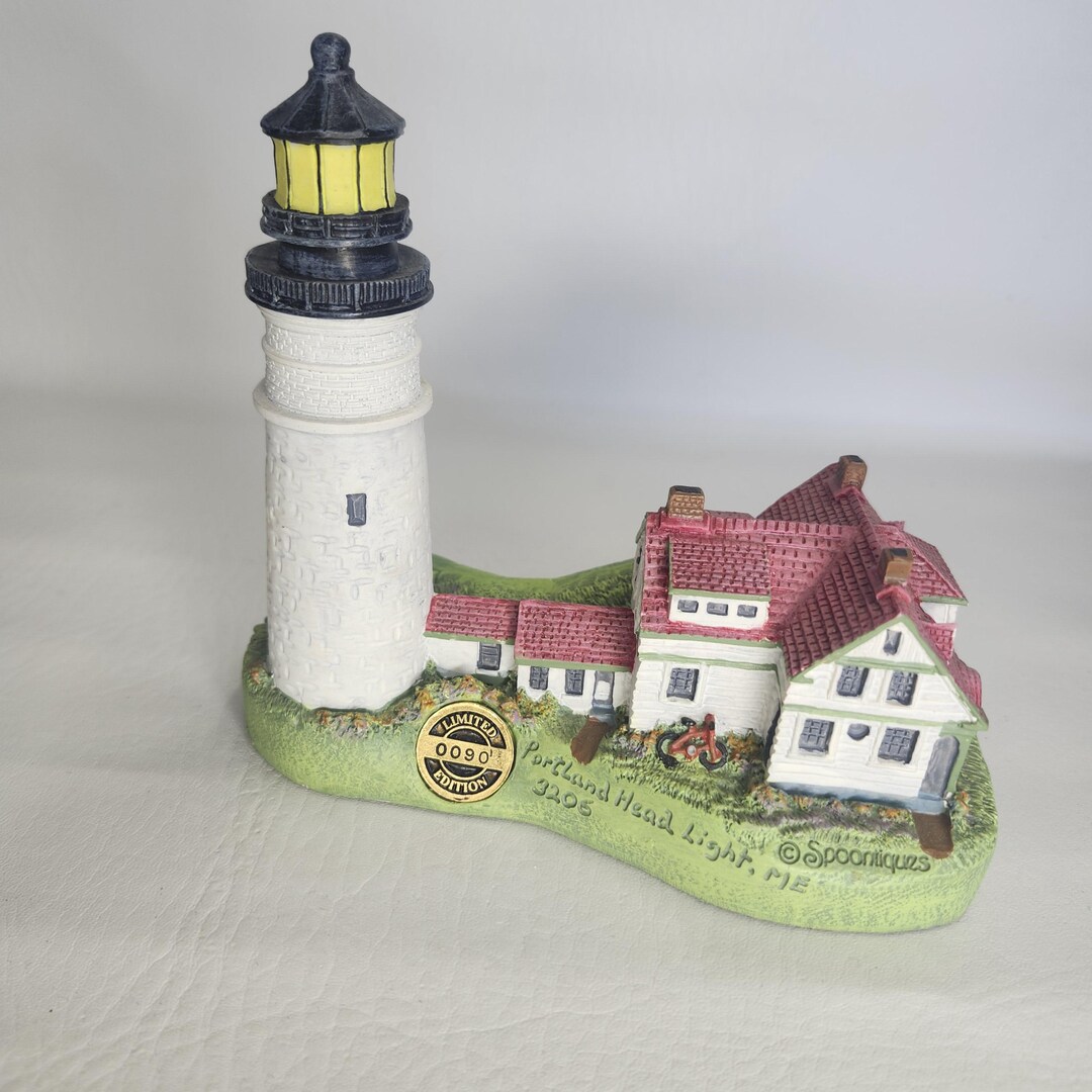 Spoontiques Lighthouse - Portland Head Maine Limited Edition Replica - Etsy