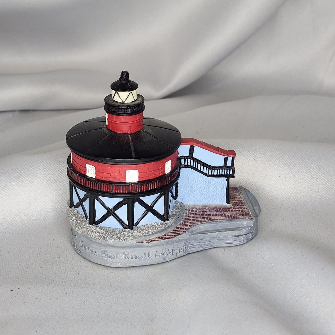 Spoontiques Miniatures - Seven Foot Knoll Lighthouse Baltimore MD - Etsy