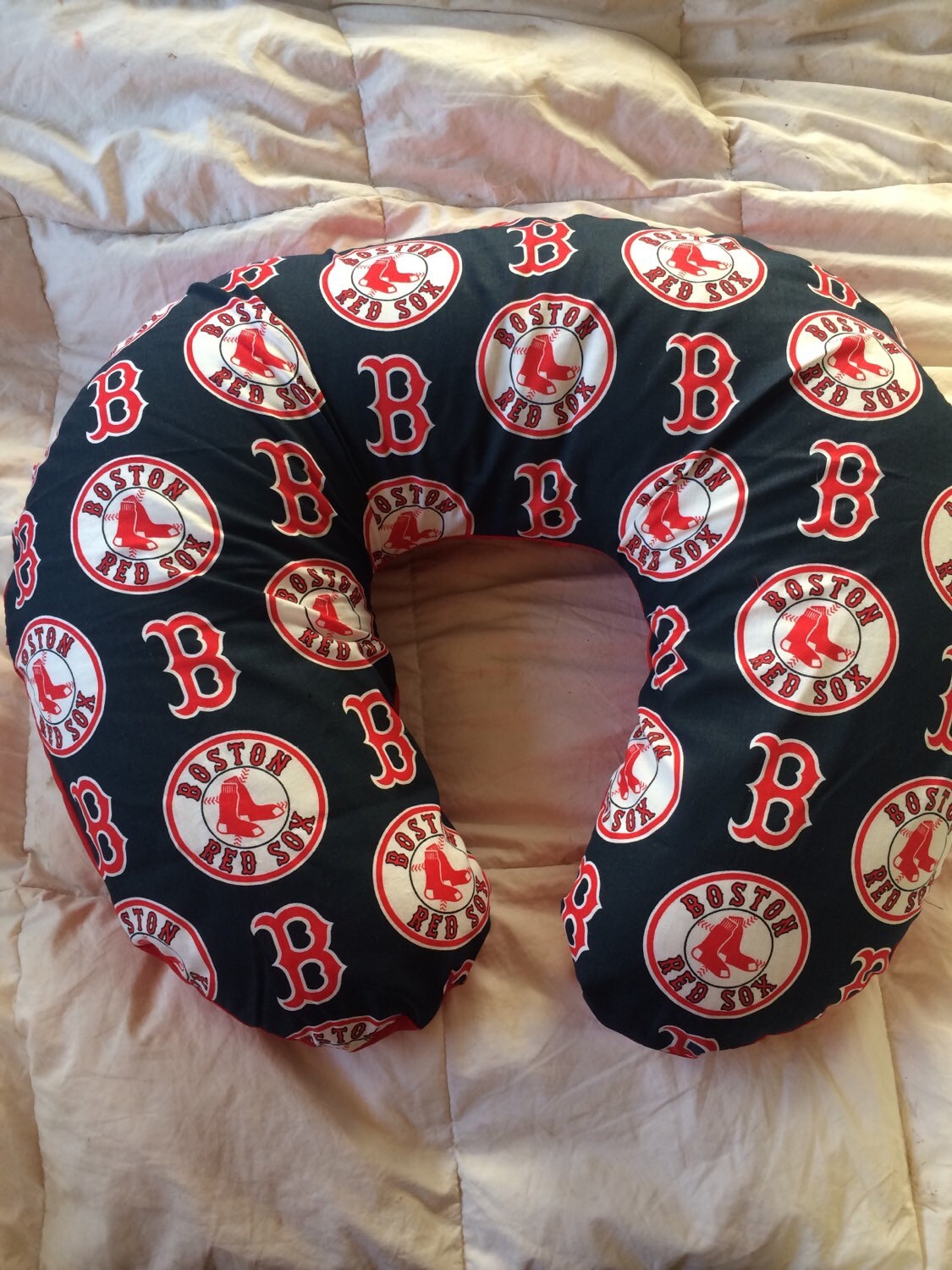 Boston Red Sox Baby Boppy Pillow Cover Boppy Etsy