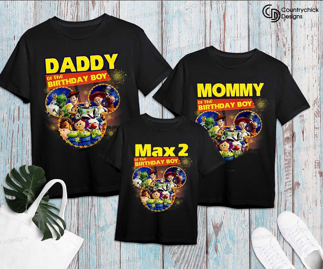 Personalized Toy Story Birthday Shirt 