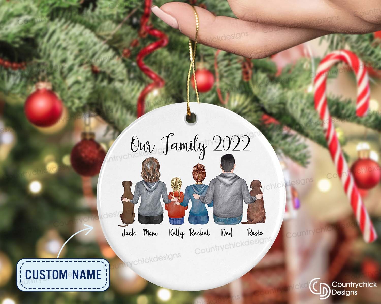 Discover Family Ornament