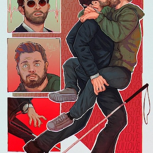 Draufgänger Fan Art Print: Matt und Neblig