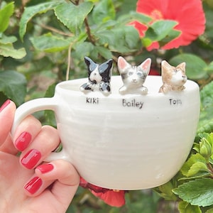 Personalized pet mug custom pet mug ceramic peekaboo mug/hidden animal coffee mug/Custom Cat and Dog Ceramic Mug/Gift For Dog Owner/dog mug