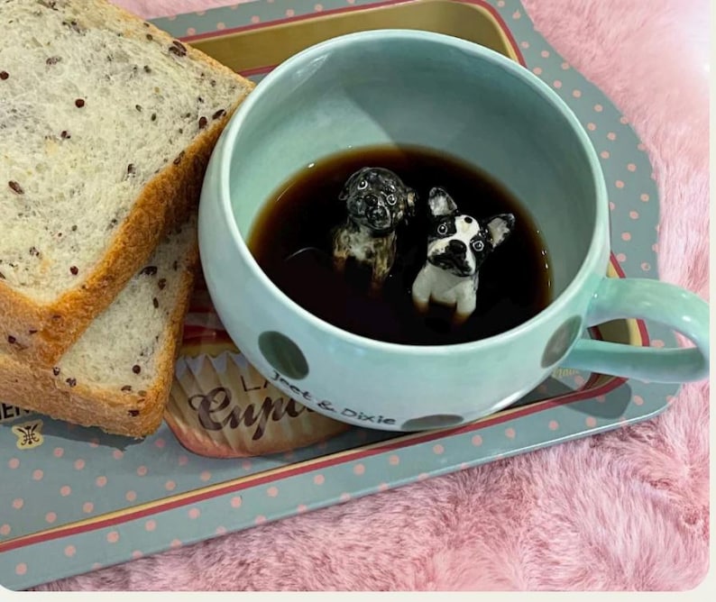 Tazza personalizzata per animali domestici, tazza in ceramica con motivo a nascondino/tazza da caffè con animali nascosti/tazza in ceramica personalizzata con cane e gatto/regalo per il proprietario di un cane/tazza per cani immagine 4