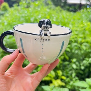 Personalized pet mug custom pet mug ceramic peekaboo mug/hidden animal coffee mug/Custom Cat and Dog Ceramic Mug/Gift For Dog Owner/dog mug