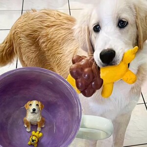 Tazza personalizzata per animali domestici, tazza in ceramica con motivo a nascondino/tazza da caffè con animali nascosti/tazza in ceramica personalizzata con cane e gatto/regalo per il proprietario di un cane/tazza per cani immagine 3