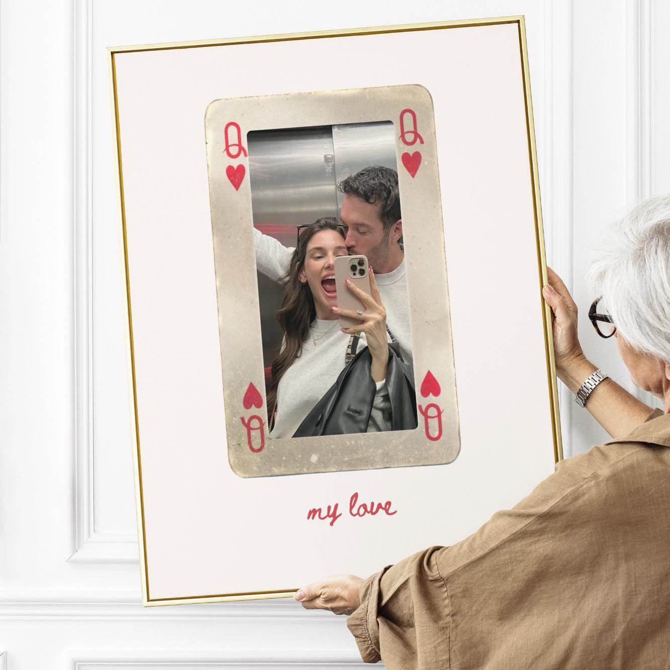 Custom Made To Order Playing Card Collage | Anniversary Gift | Best