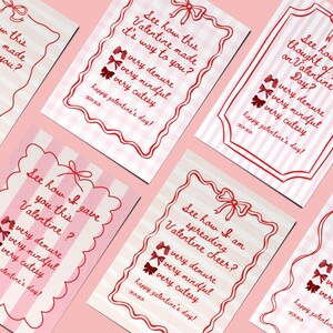 Carte imprimable de la Saint-Valentin pour amis, Saint-Valentin meme très sage, Saint-Valentin drôle de collègue, cartes d'amitié Girly rose coquette noeud