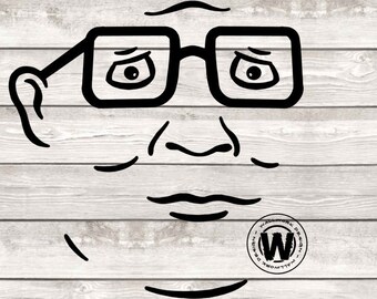 Hank Hill Propane Tank Sticker SVG, King of the Hill Funny Cut File