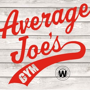 Average Joes Gym svg, digital cut file, svg