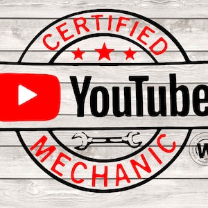 Youtube Mechanic svg/png, Mechanic svg/png, cricut svg/png, funny svg/png