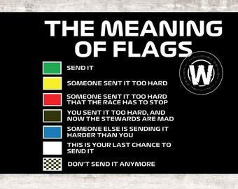 The Meaning of Flags SVG and PNG.  Racing logo Design