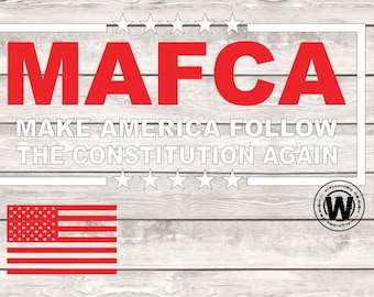 MAFCA Logo SVG/PNG, Patriotic Cricut File (Digital Download)