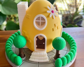 Easter Egg Fairy House