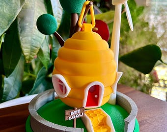 Bee Hive Fairy House