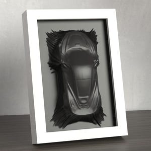 McLaren 720S art 3D frame