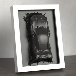 Porsche 911 GT3 rs art 3D frame