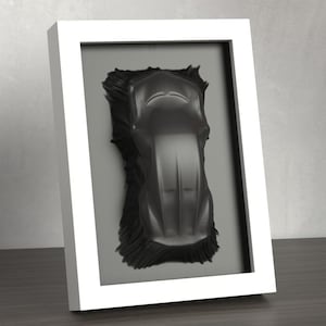 BUGATTI Chiron art 3D frame