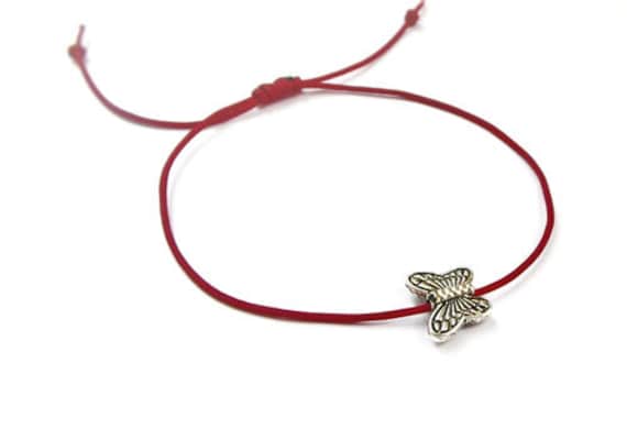 Red butterfly best sale bracelet